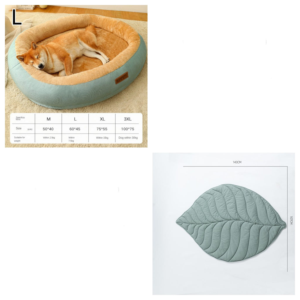 Soft Washable Pet Bed With Removable Cover
