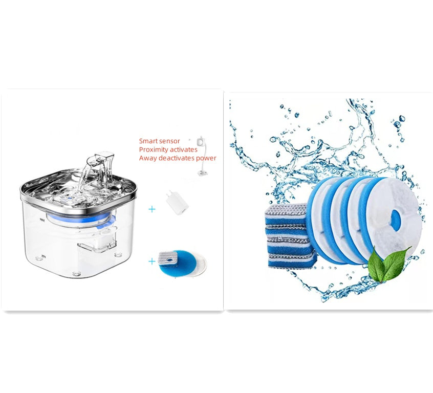 Stainless Steel Pet Water Fountain